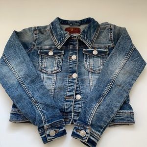 Girls 7 for All Mankind denim jean jacket